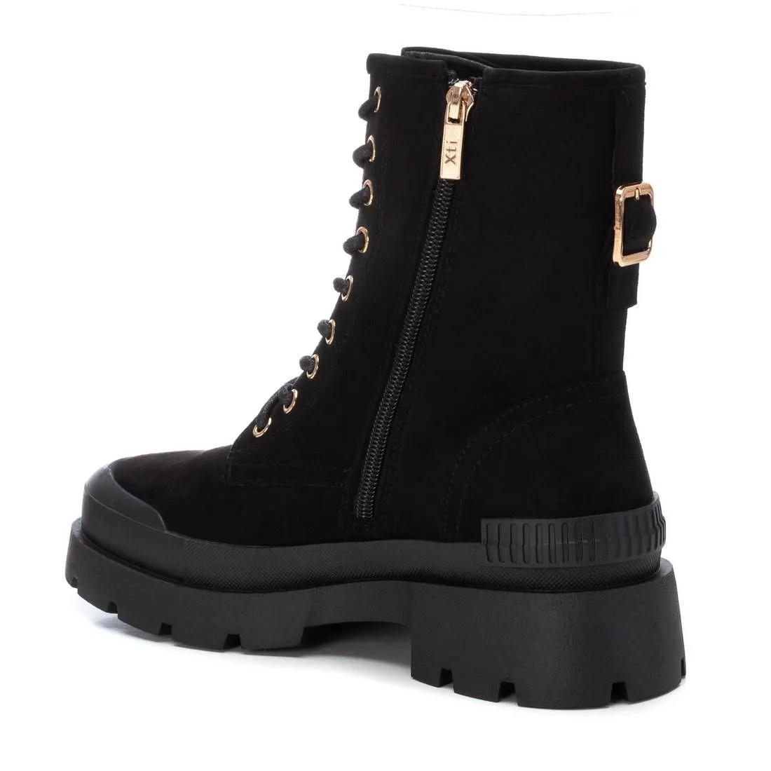 Women's Suede Lace-Up Booties By XTI
