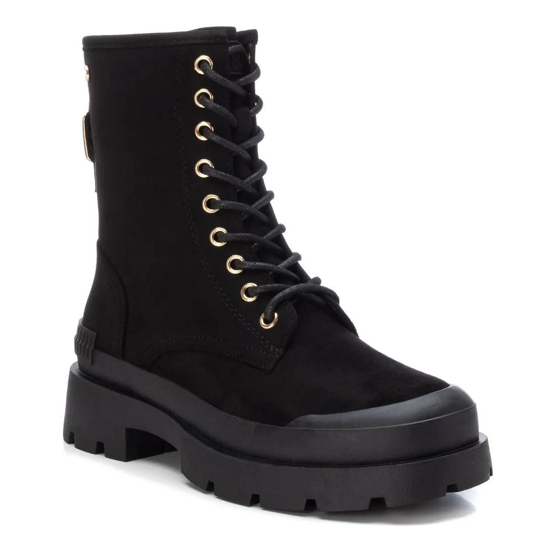 Women's Suede Lace-Up Booties By XTI