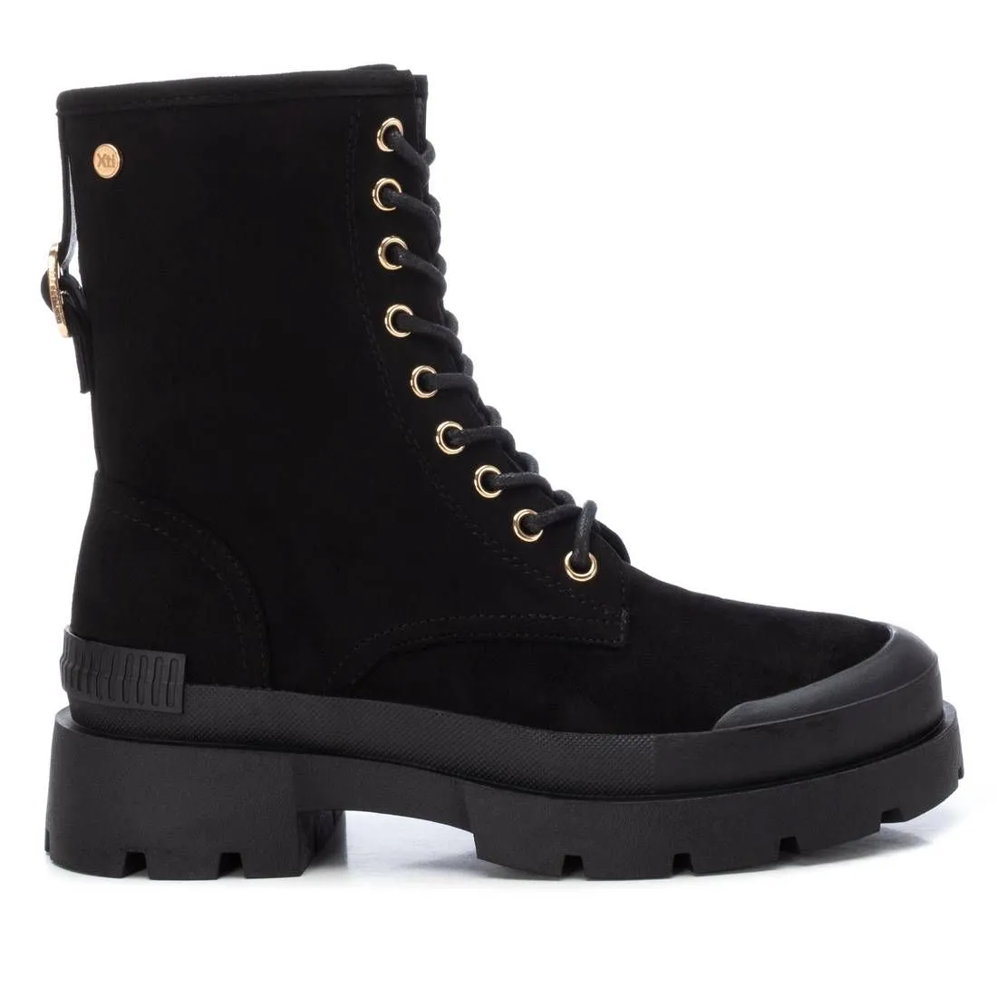Women's Suede Lace-Up Booties By XTI