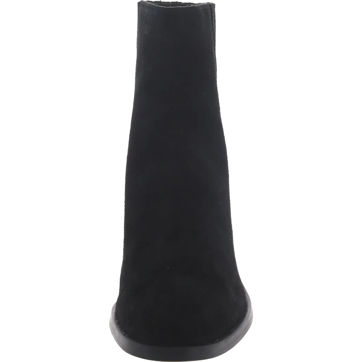Womens Suede Pull On Ankle Boots
