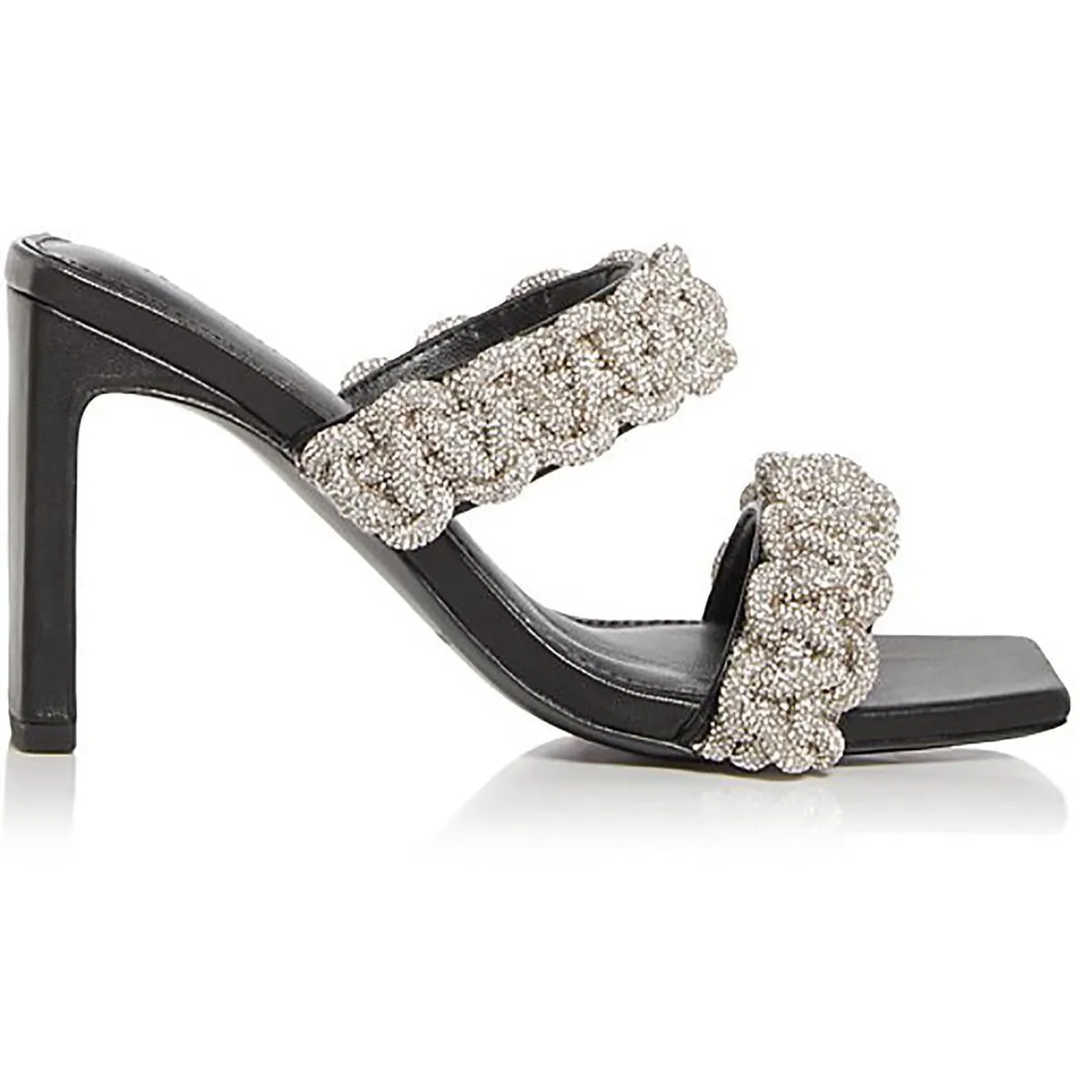 Womens Synthetic Slide On Slide Sandals