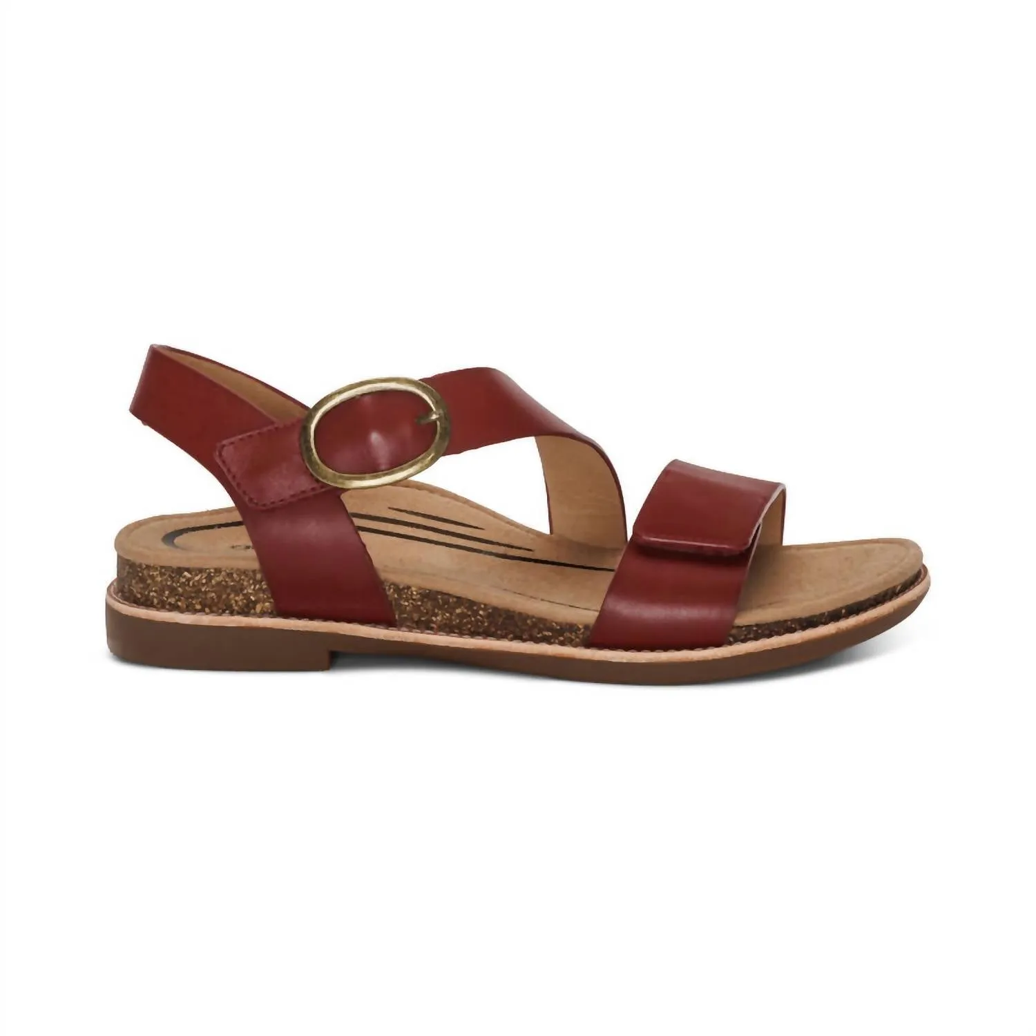 Women's Tamara Strap Sandal In Red Leather