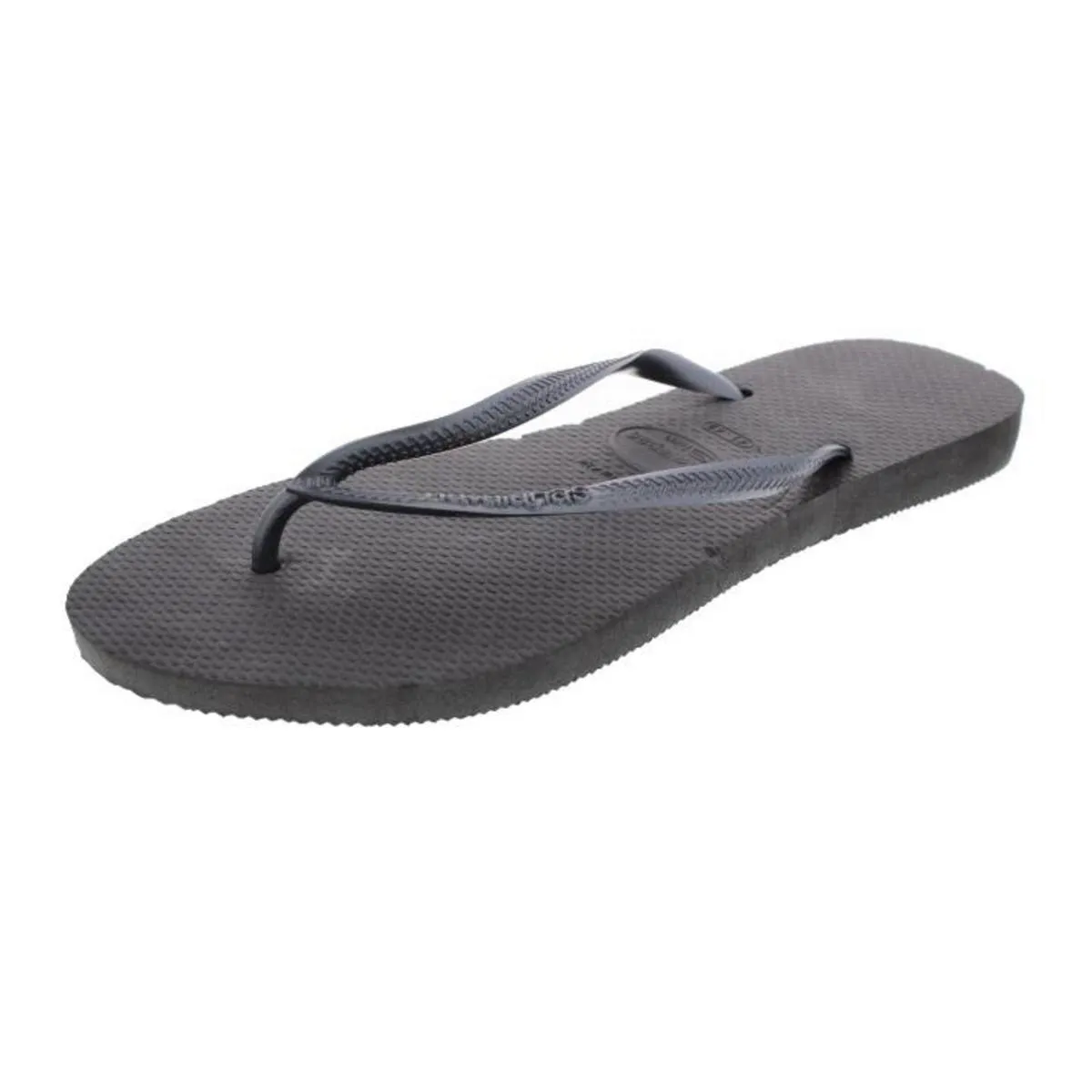 Womens Textured Slide Thong Sandals