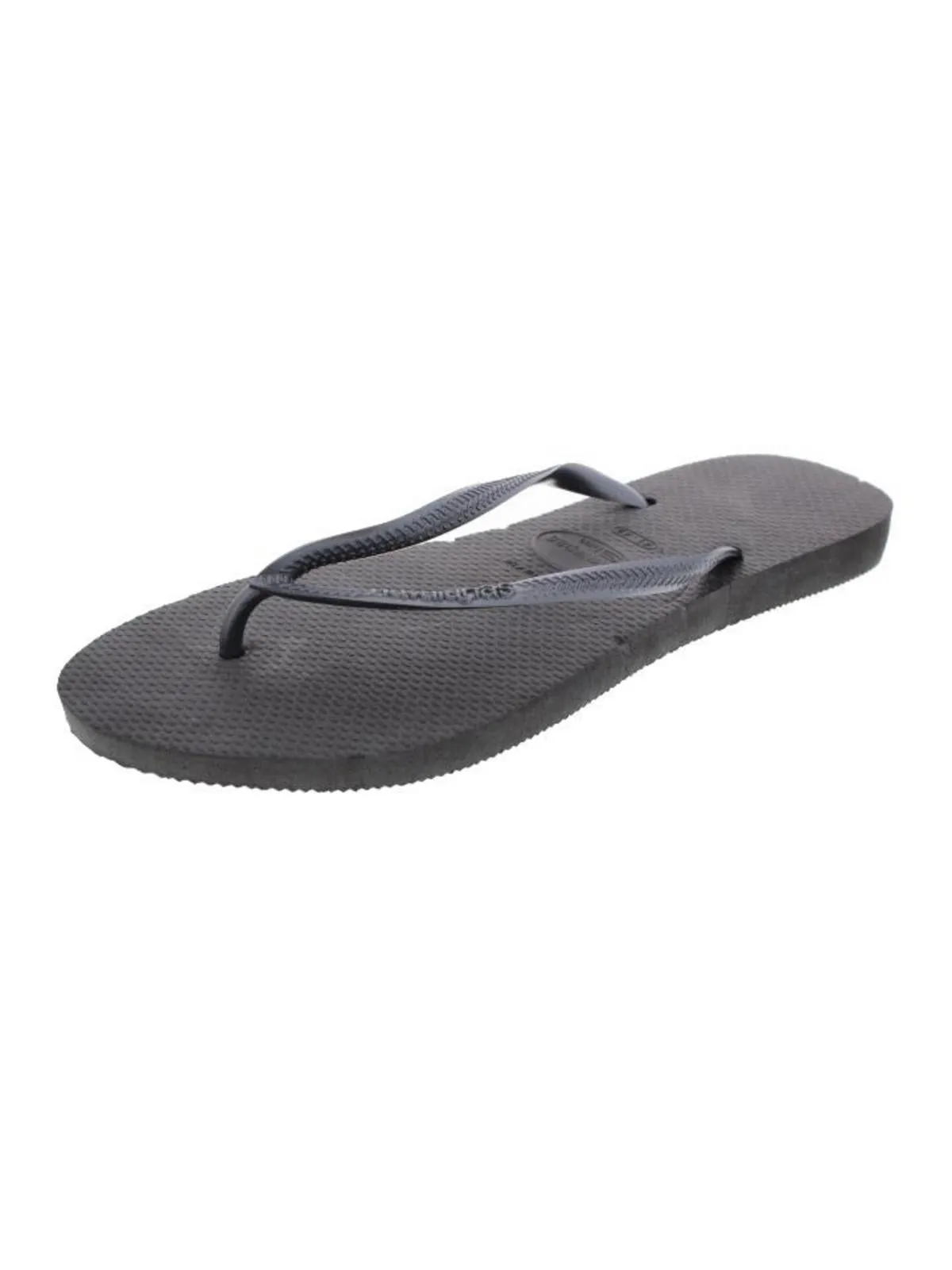 Womens Textured Slide Thong Sandals