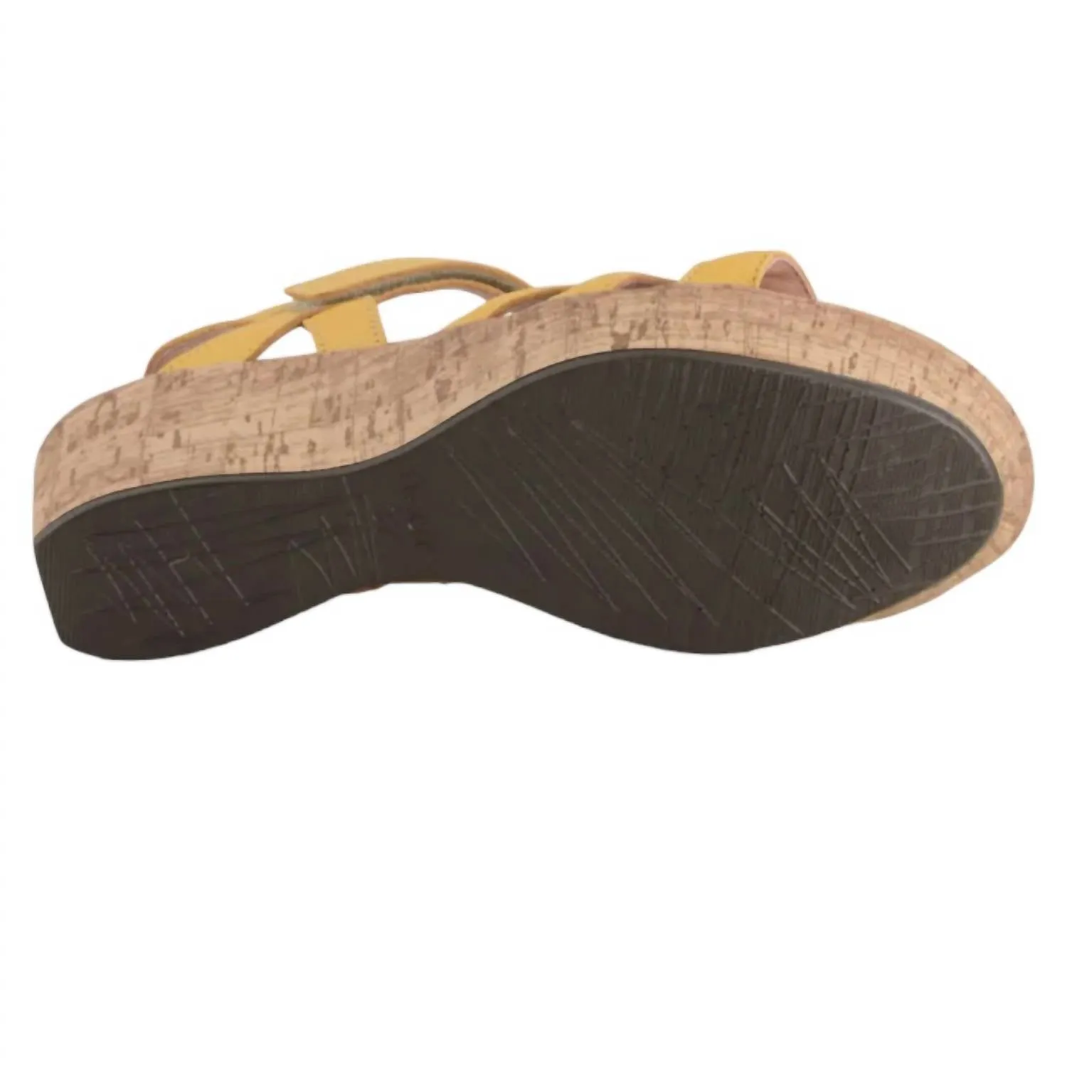 Women's Tropical Wedge Sandal In Marigold
