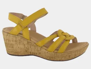 Women's Tropical Wedge Sandal In Marigold