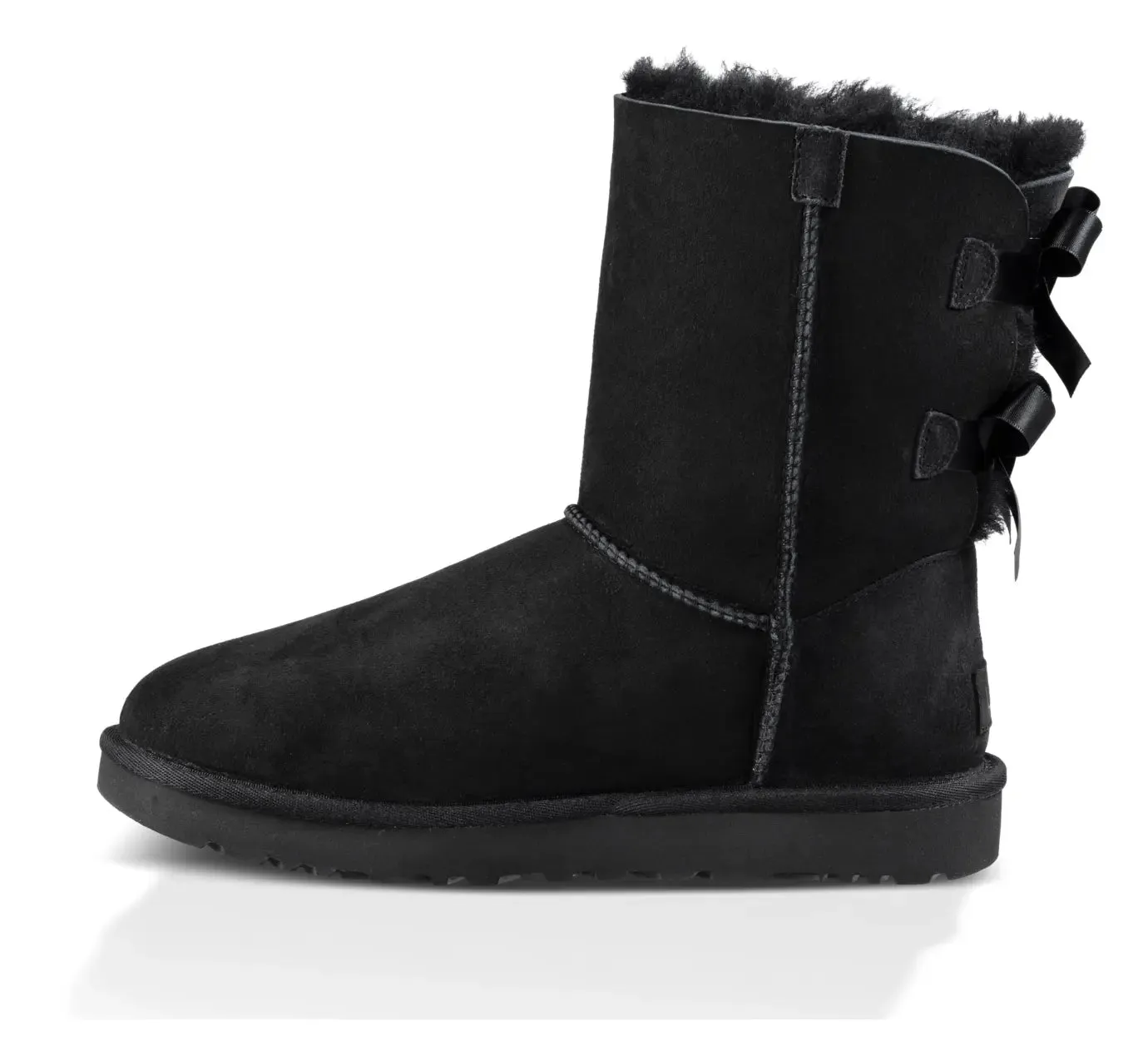 Womens UGG Bailey Bow II  Cozy Sheepskin Boot with Feminine Satin Bows