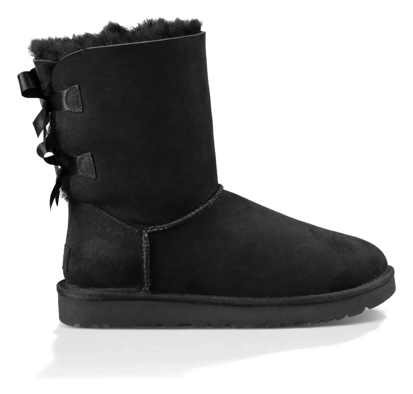 Womens UGG Bailey Bow II  Cozy Sheepskin Boot with Feminine Satin Bows
