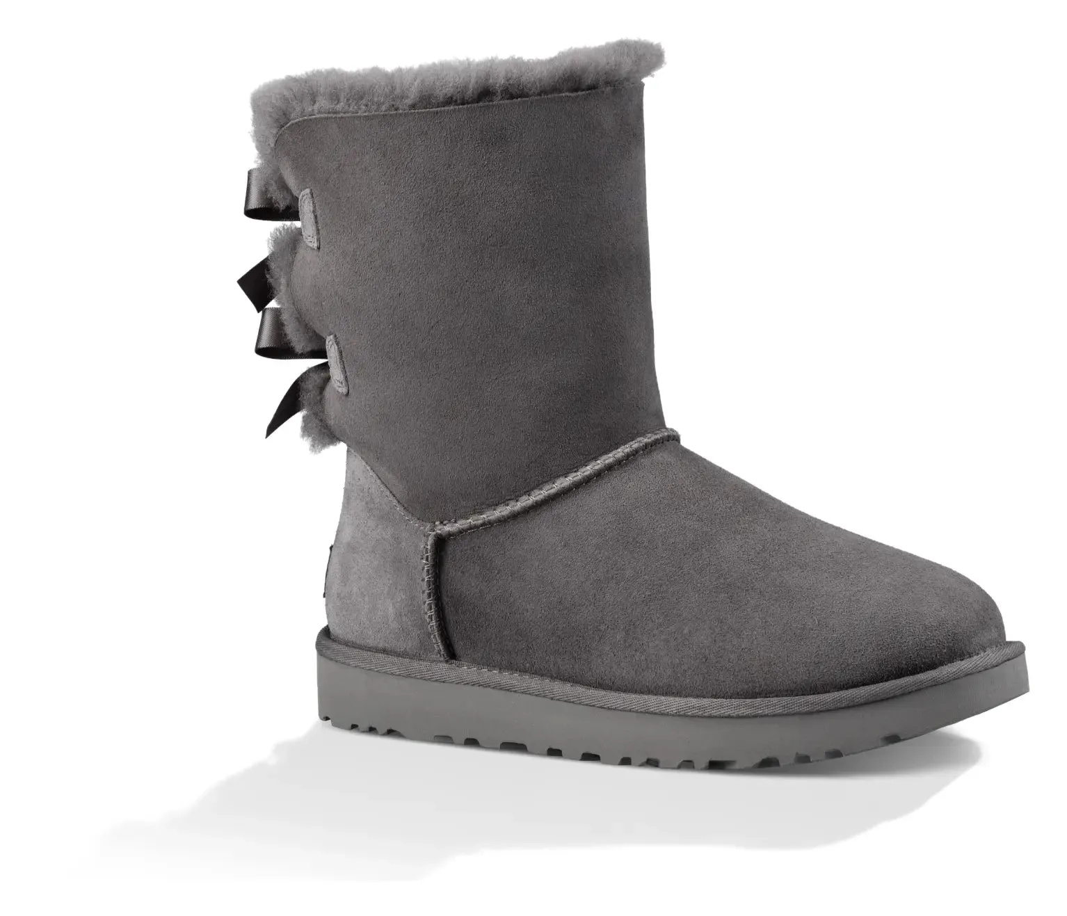 Womens UGG Bailey Bow II  Cozy Sheepskin Boot with Feminine Satin Bows