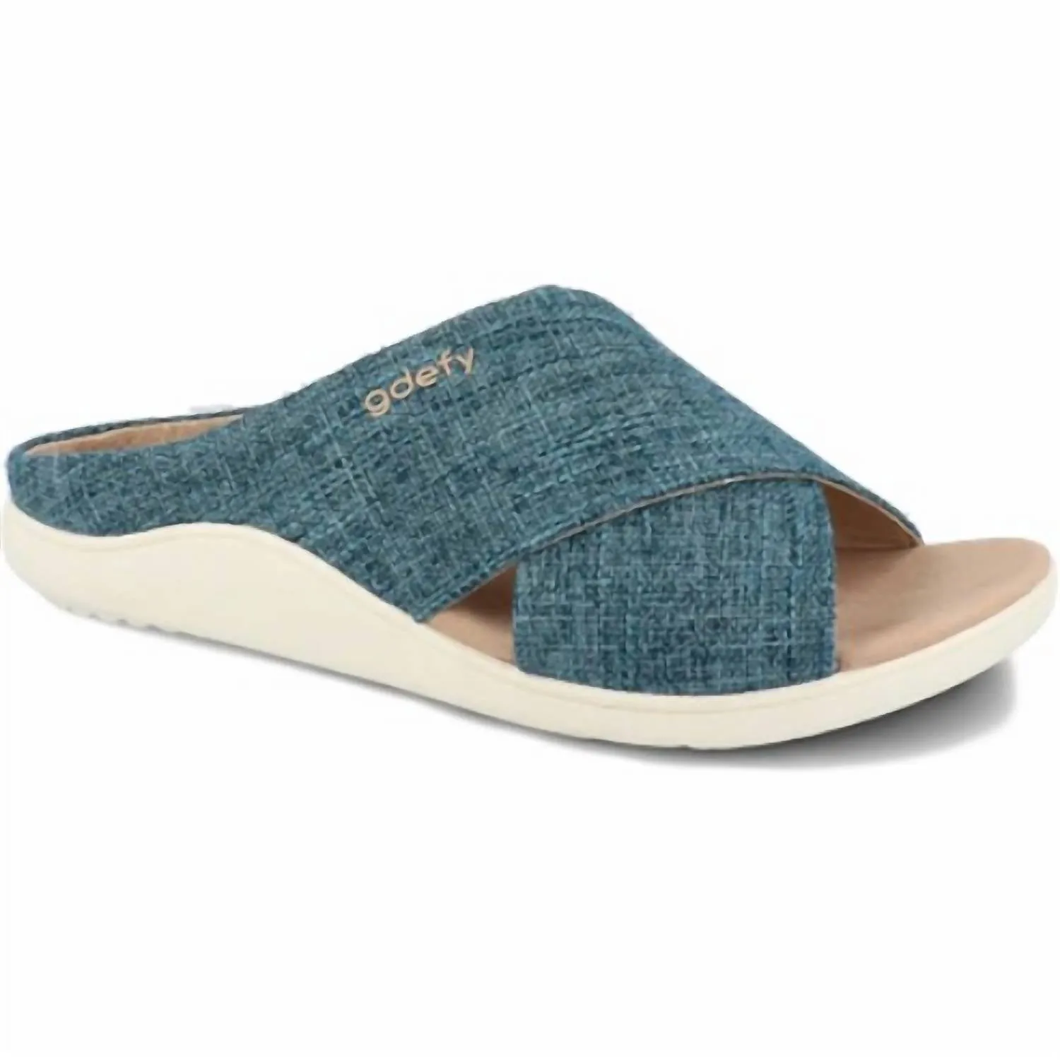 Women's Veltal Slide Sandals In Teal