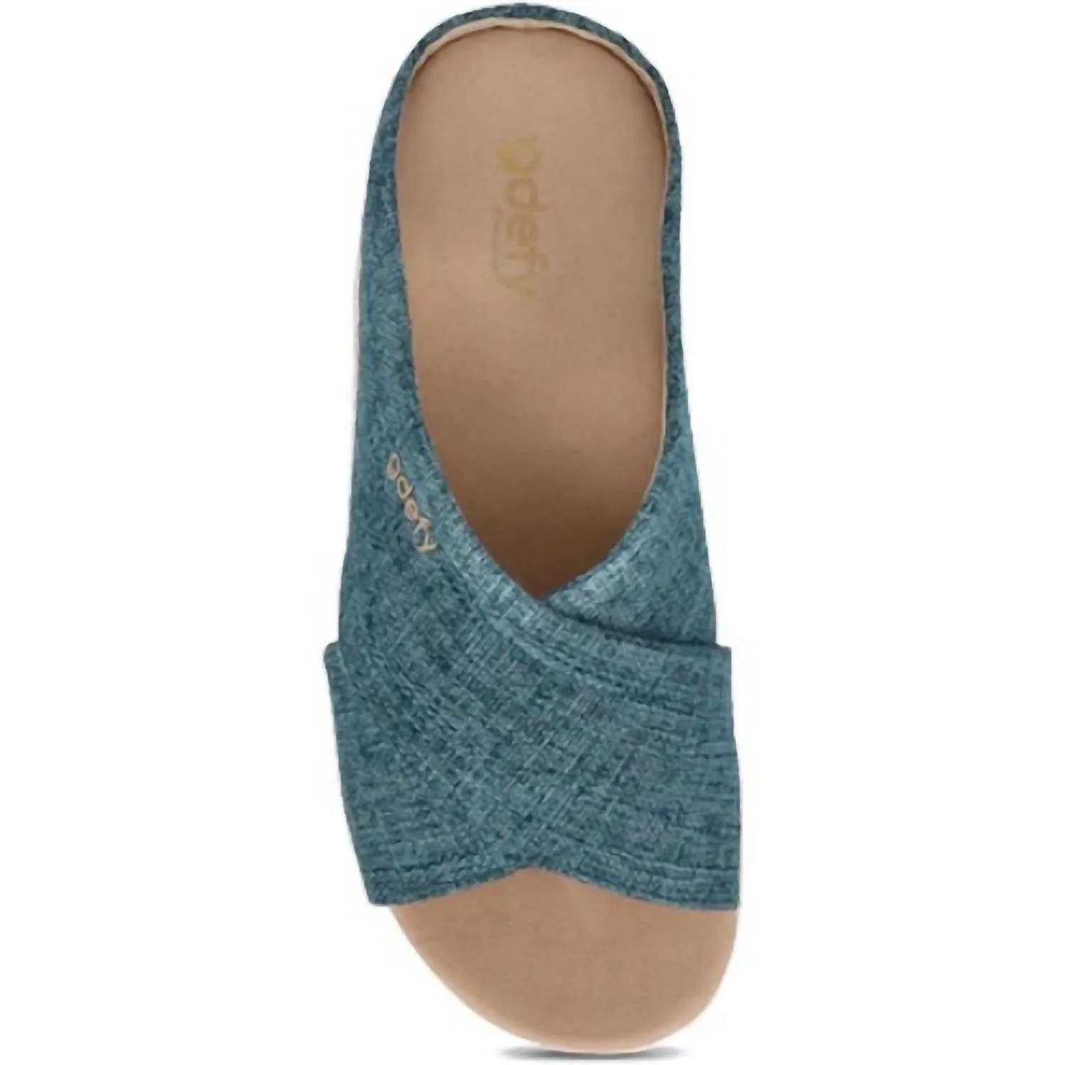 Women's Veltal Slide Sandals In Teal