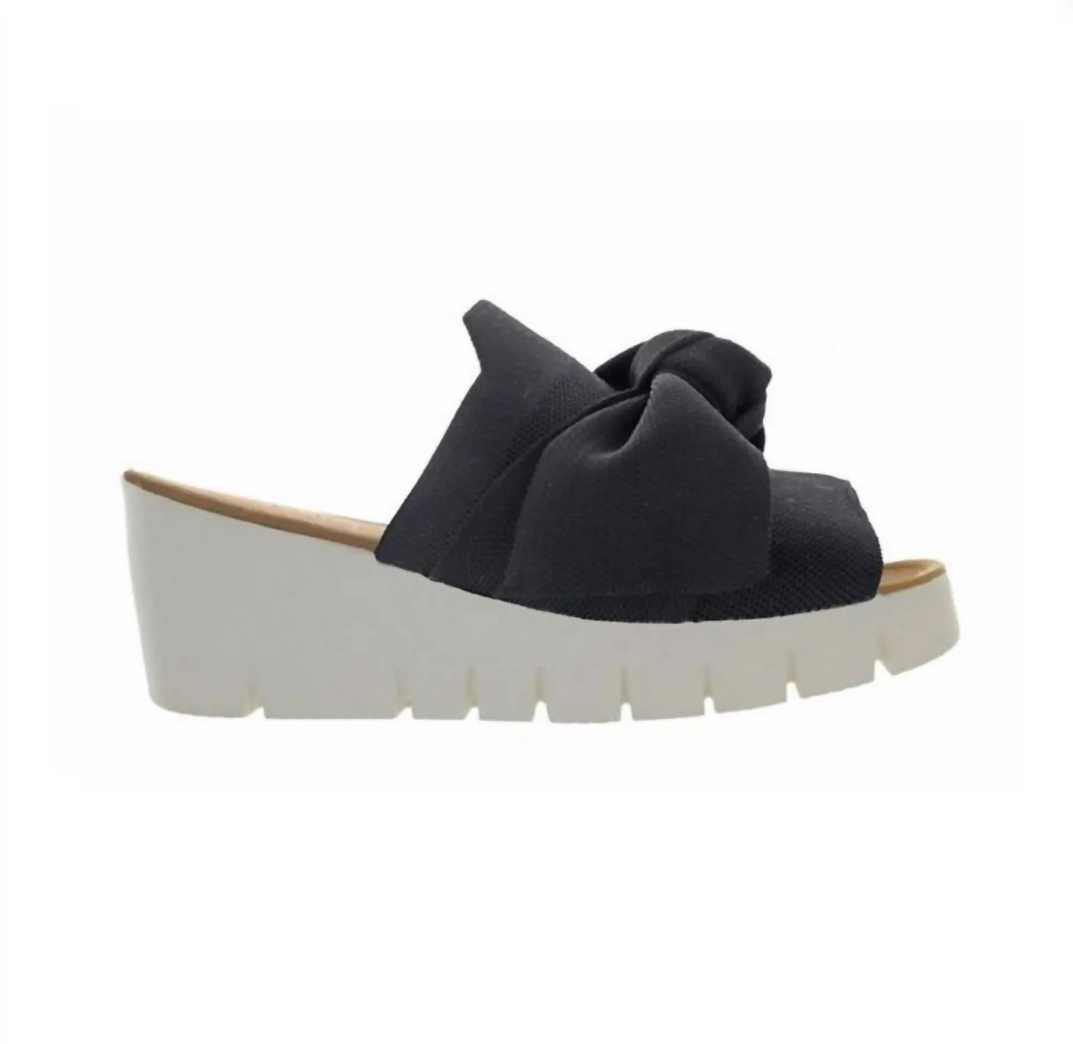 Women's Venti Freesia Wedge Sandal In Black