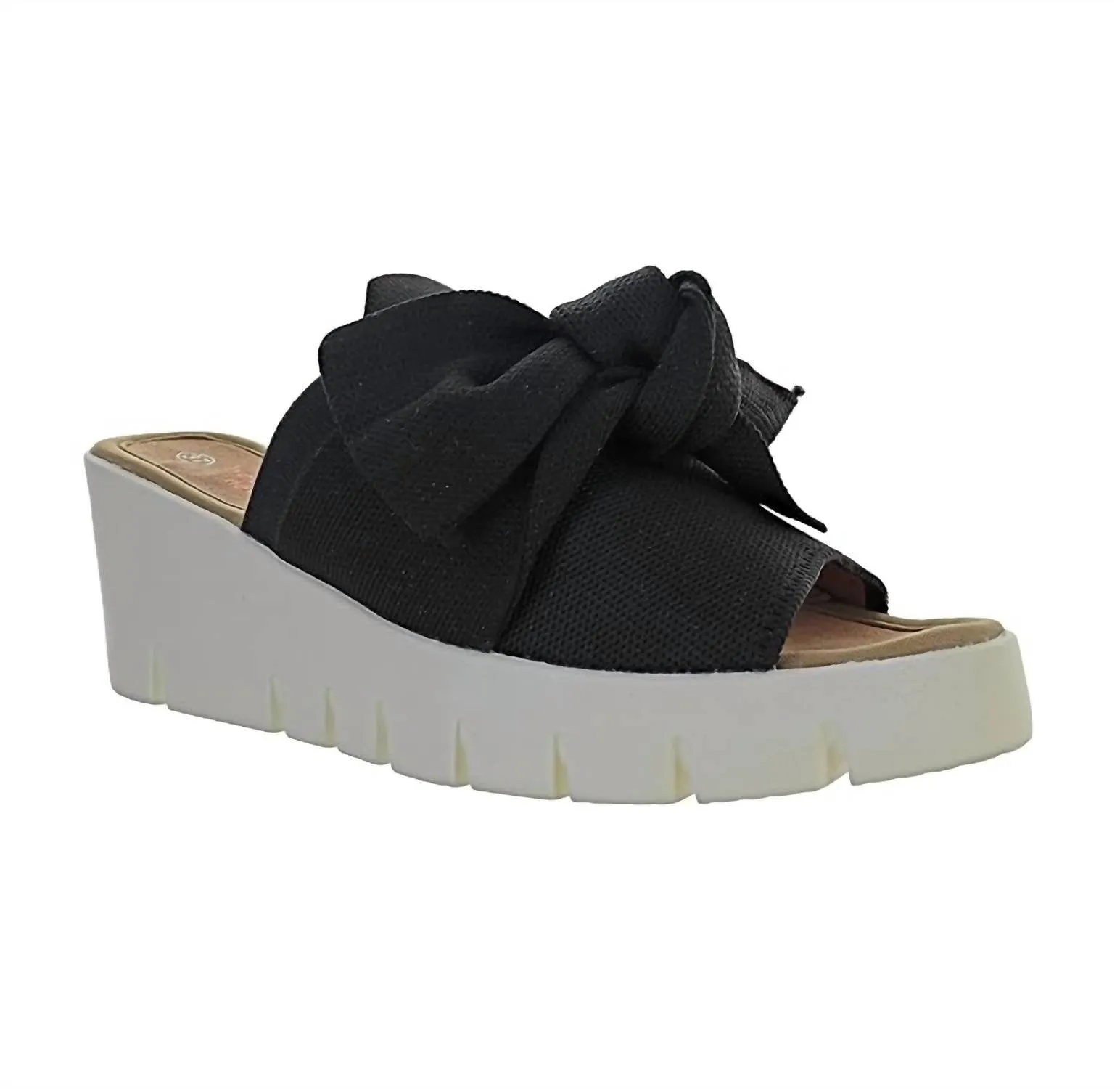 Women's Venti Freesia Wedge Sandal In Black