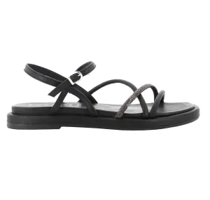 Women's Venus Sandal In Sheep/ Negro