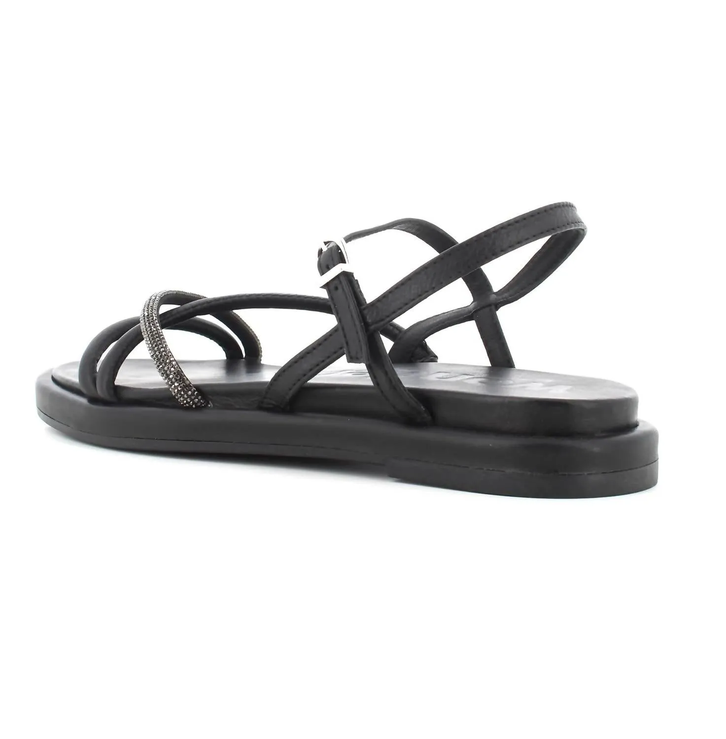 Women's Venus Sandal In Sheep/ Negro