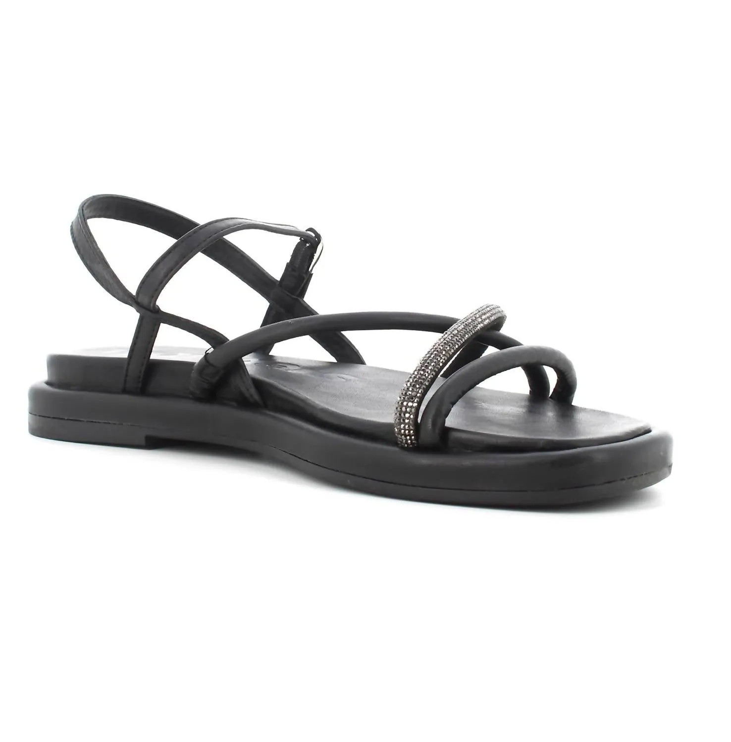 Women's Venus Sandal In Sheep/ Negro