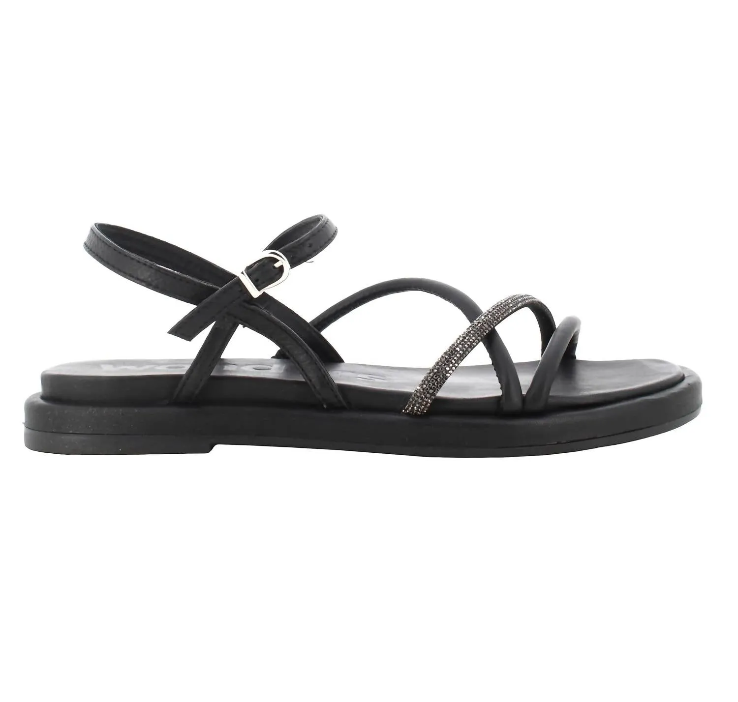 Women's Venus Sandal In Sheep/ Negro