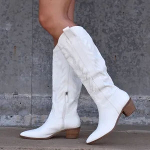 Women's Waco Whipstitch Cowgirl Boots In White