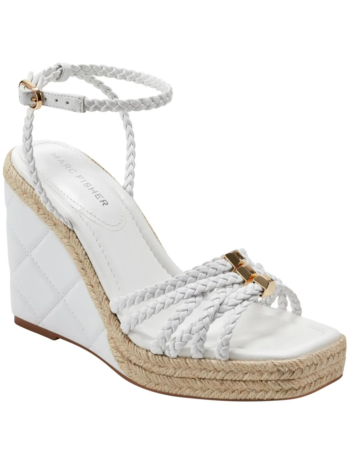 Womens Wedge Ankle Strap Espadrilles