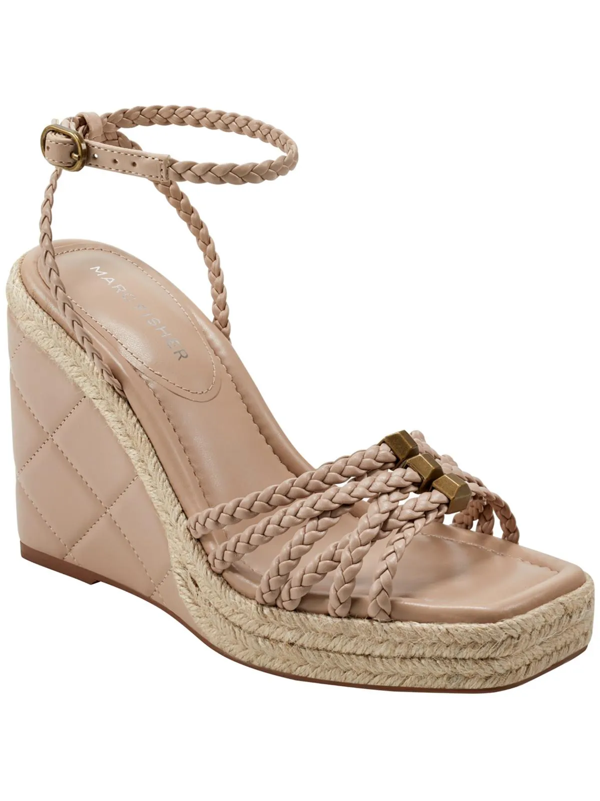 Womens Wedge Ankle Strap Espadrilles