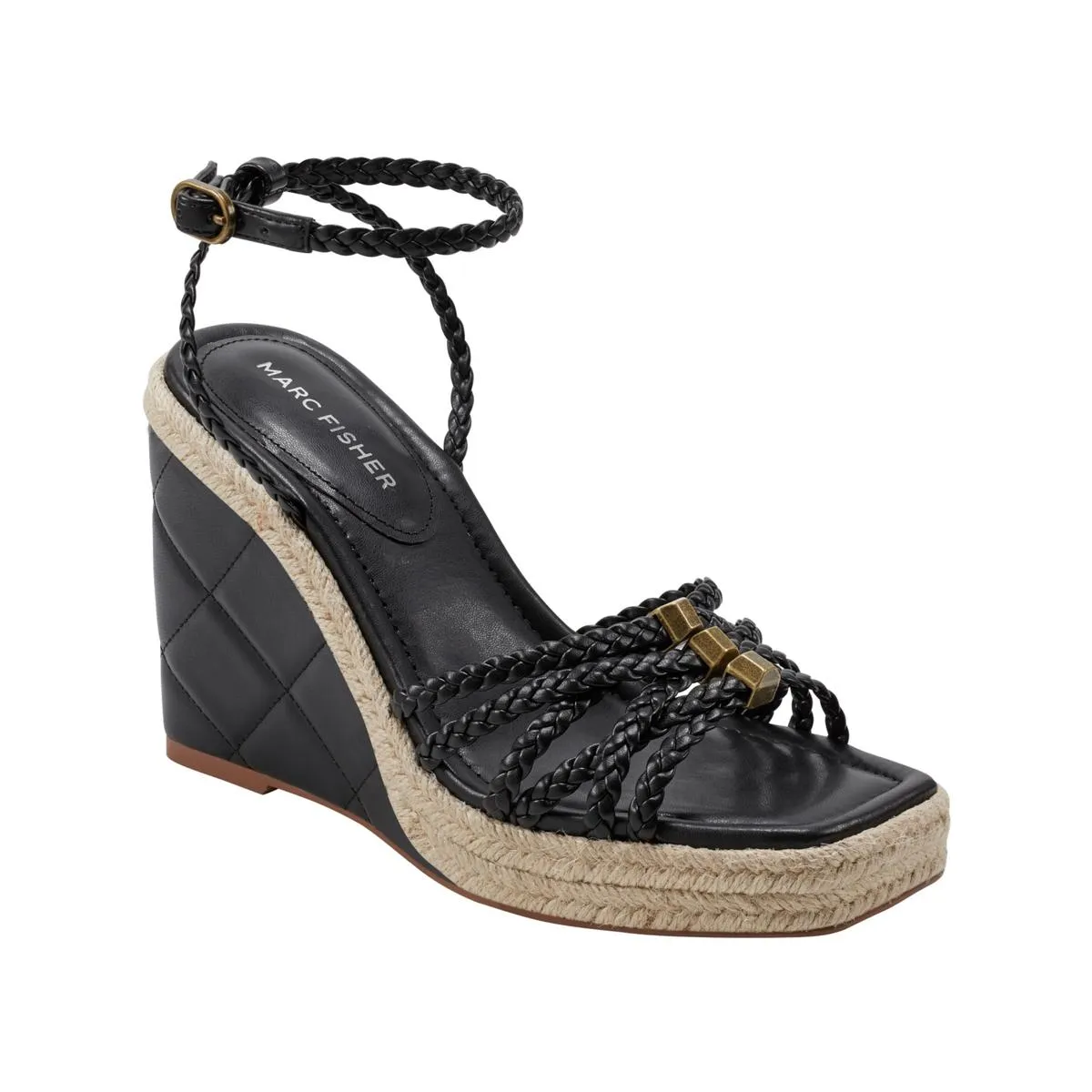 Womens Wedge Ankle Strap Espadrilles