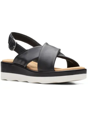Womens Wedge Buckle Wedge Sandals