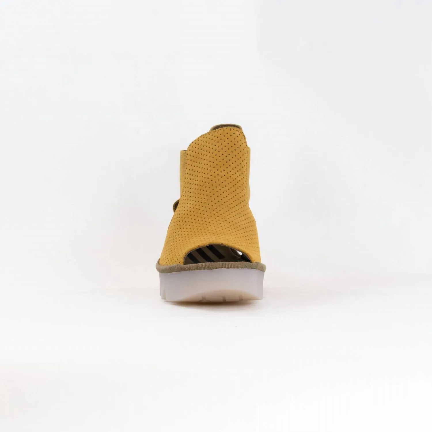 Women's Wedge Sandal In Honey Suede