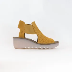 Women's Wedge Sandal In Honey Suede