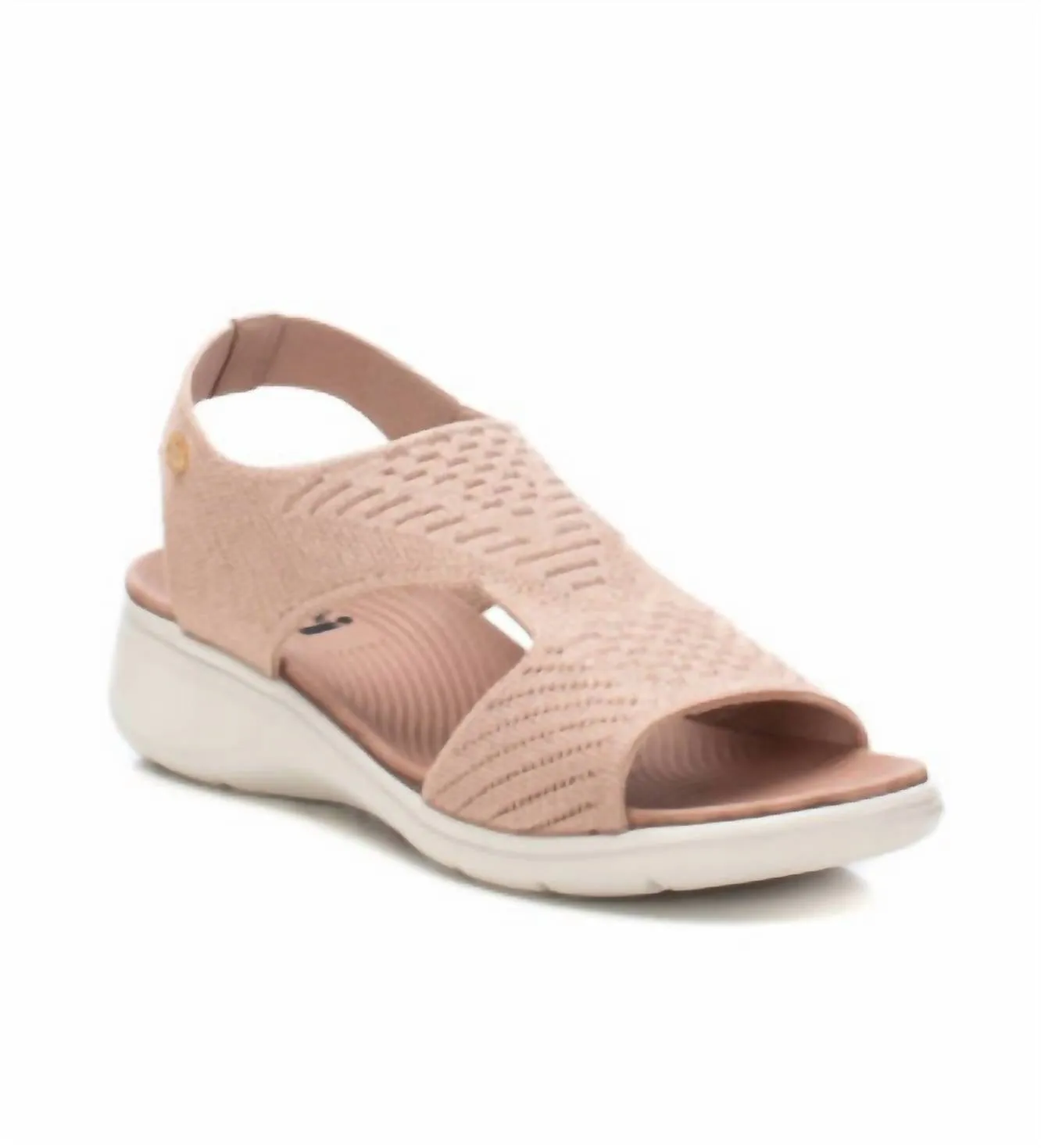 Women's Wedge Sandal In Nude