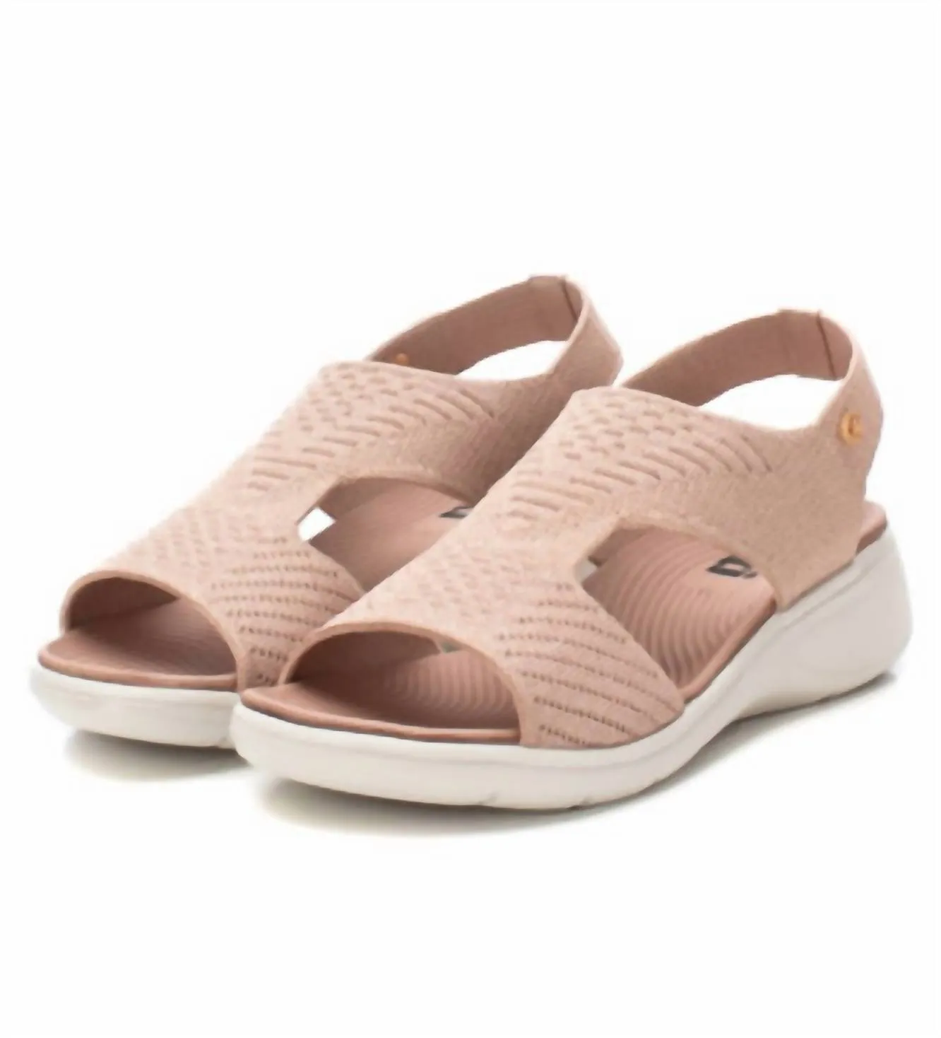 Women's Wedge Sandal In Nude