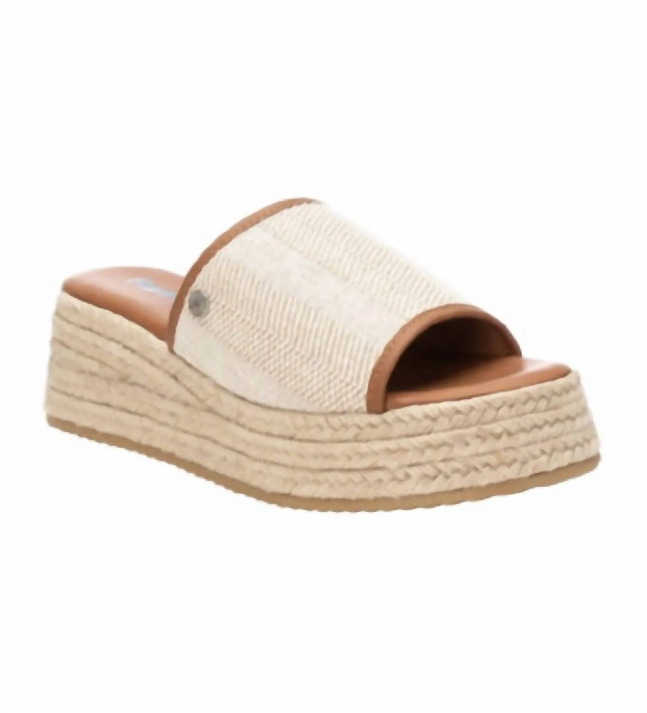 Women's Wedge Sandals In Beige