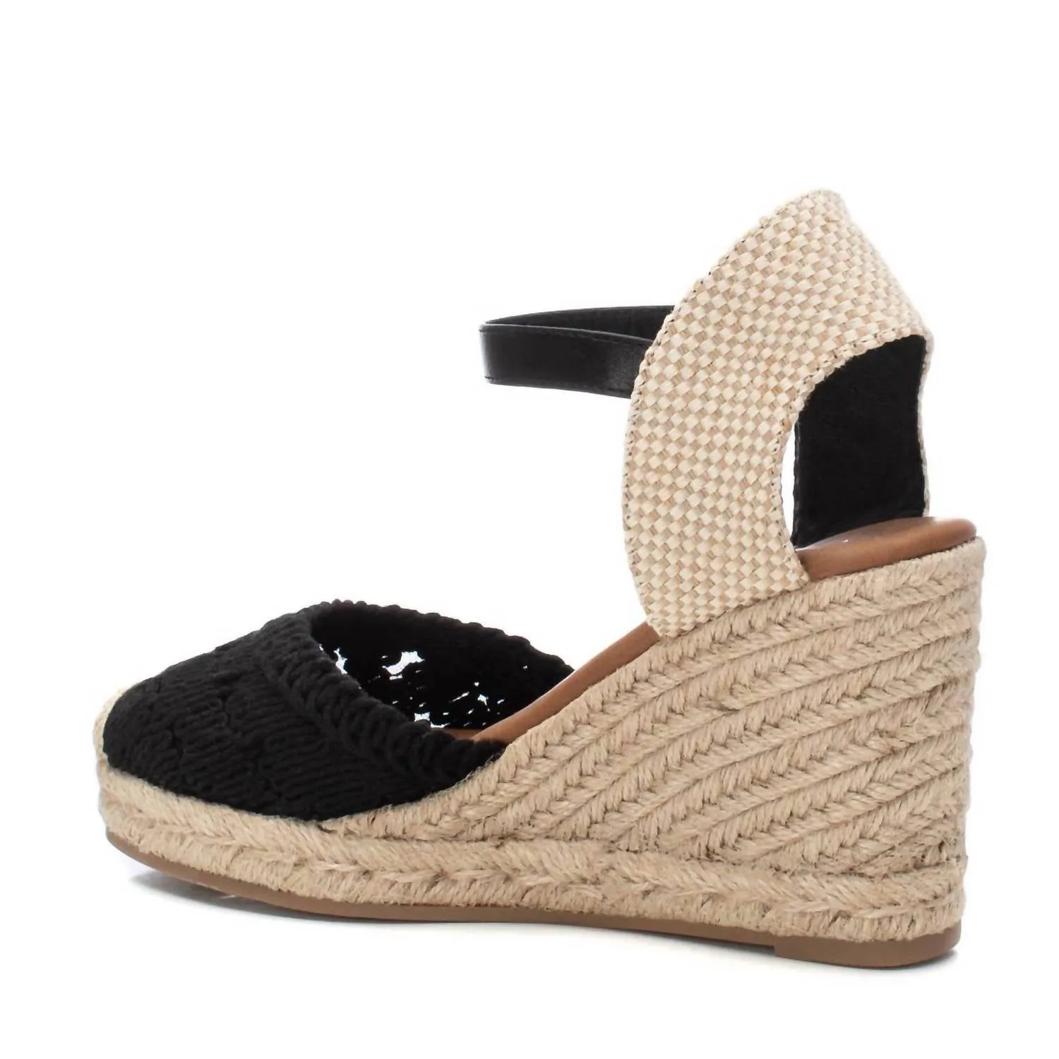 Women's Wedge Sandals In Black