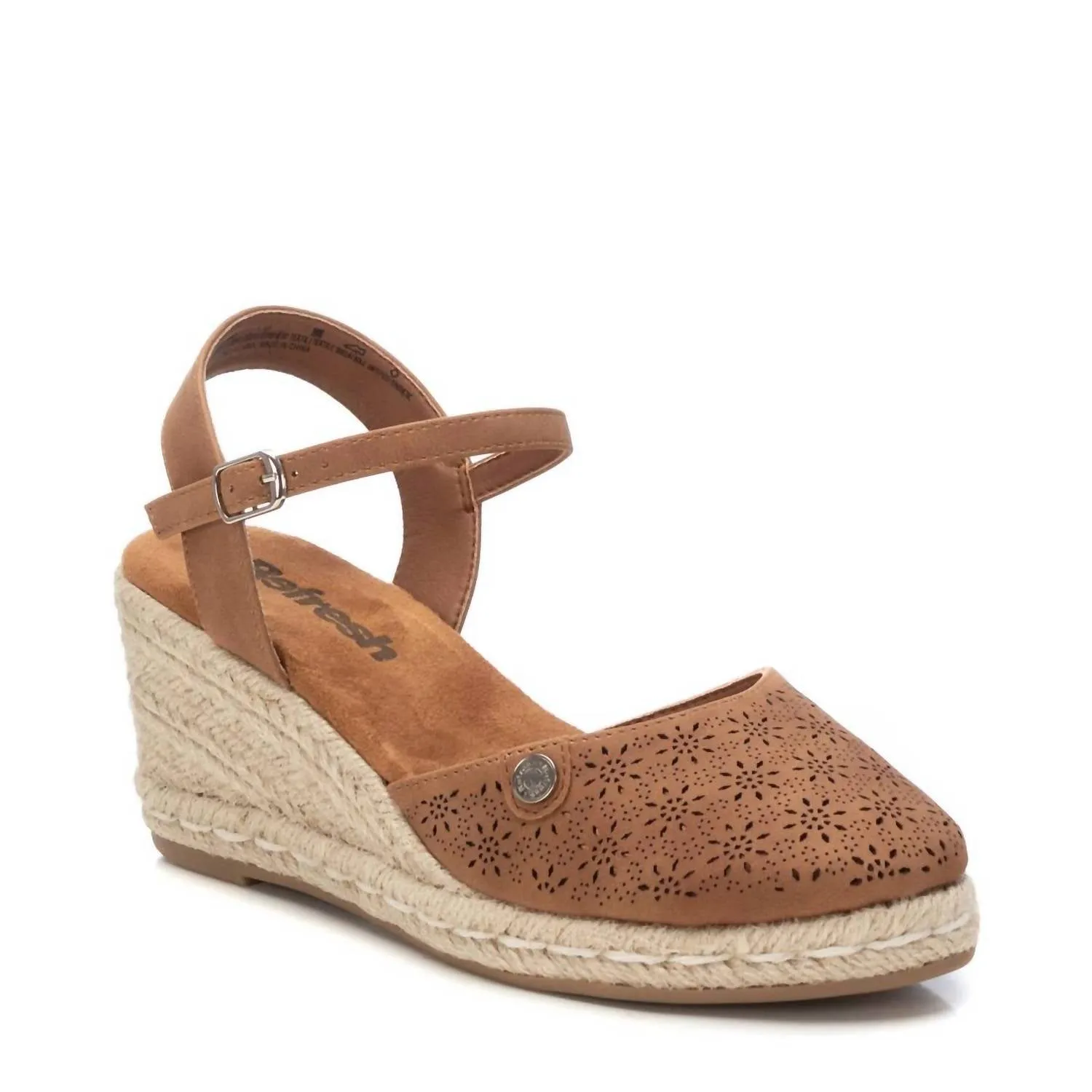 Women's Wedge Sandals In Camel