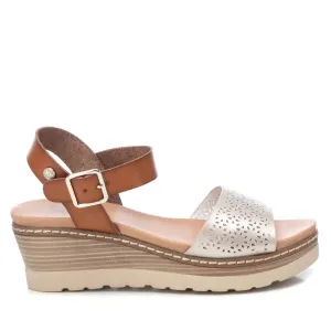 Women's Wedge Sandals In Gold