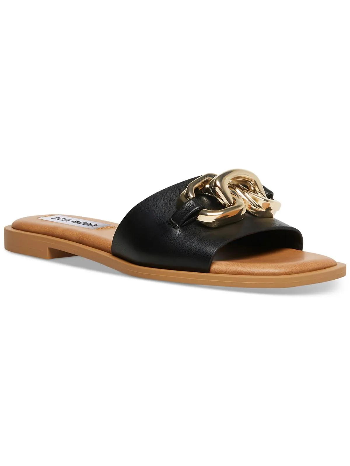 Womens Woven Slip On Slide Sandals