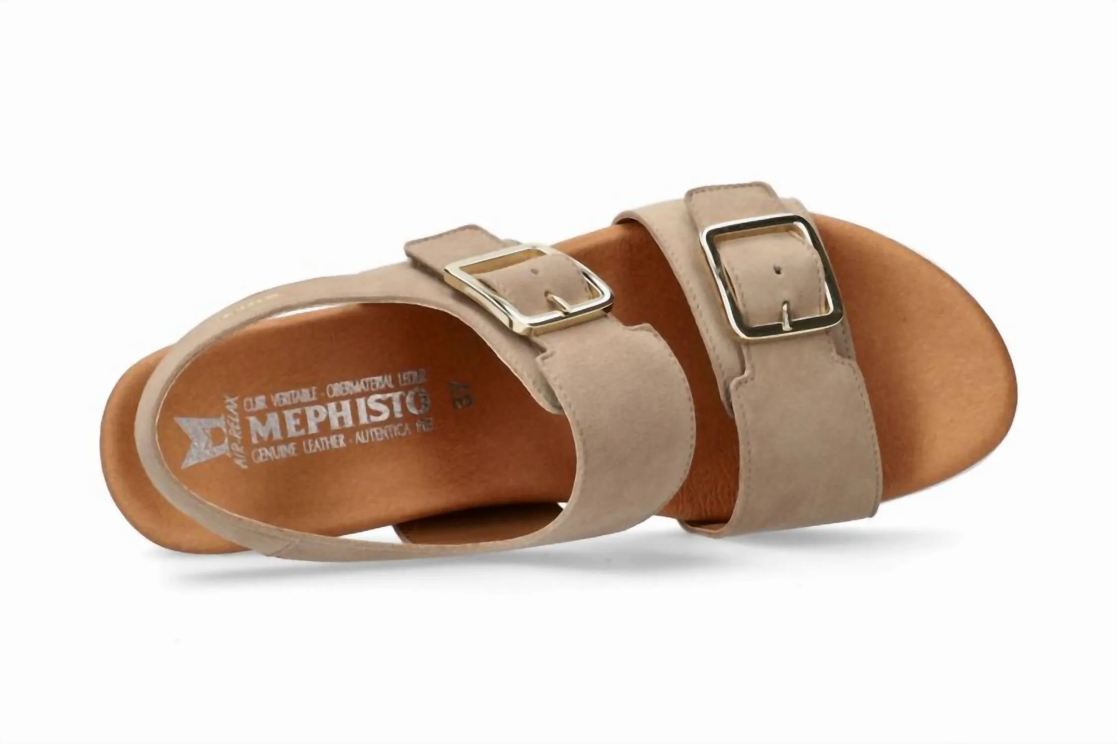 Women's Ysabel Wedge Sandal In Light Taupe