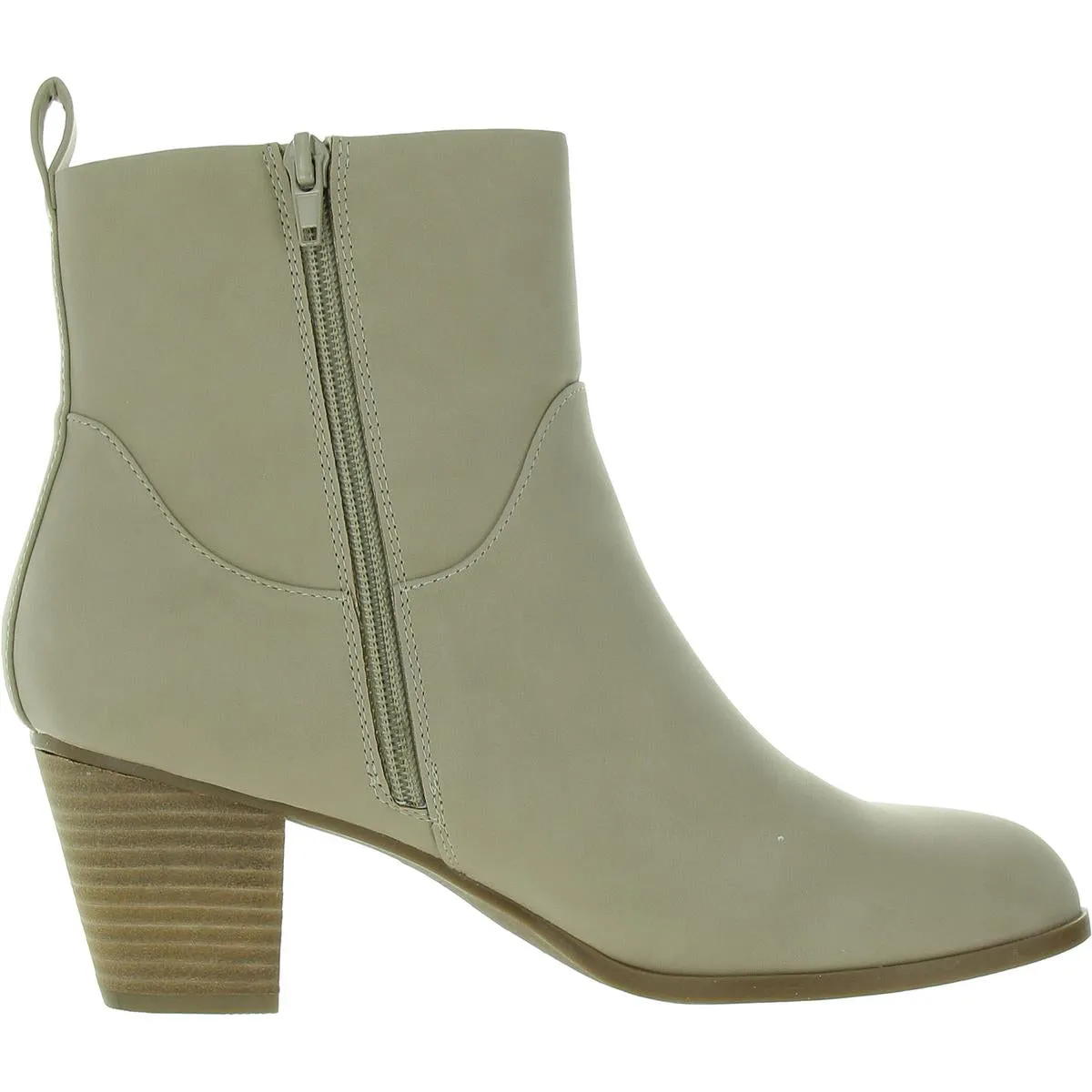 Womens Zipper Ankle Boots