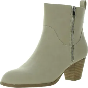 Womens Zipper Ankle Boots