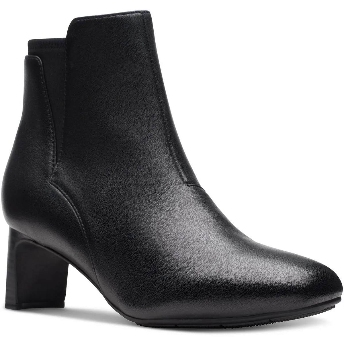 Womens Zipper Leather Ankle Boots