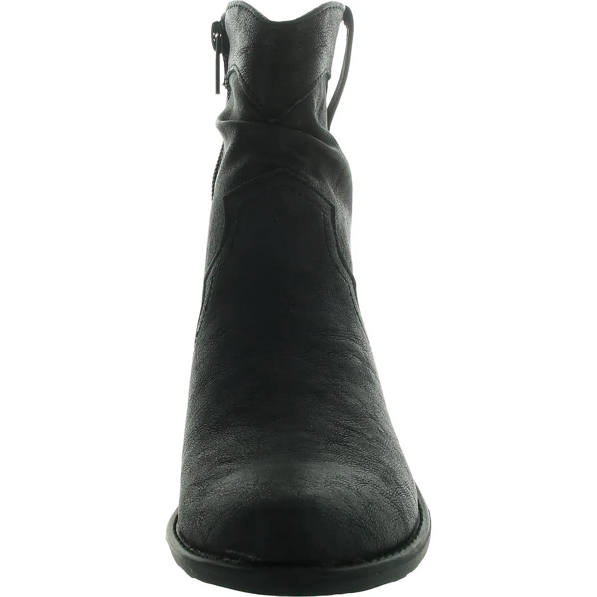 Womens Zipper Man Made Ankle Boots