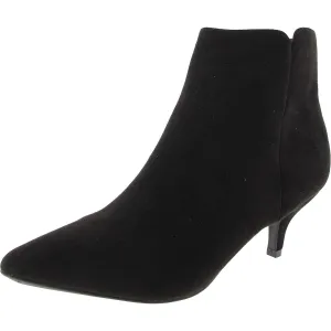 Womens Zipper Manmade Ankle Boots
