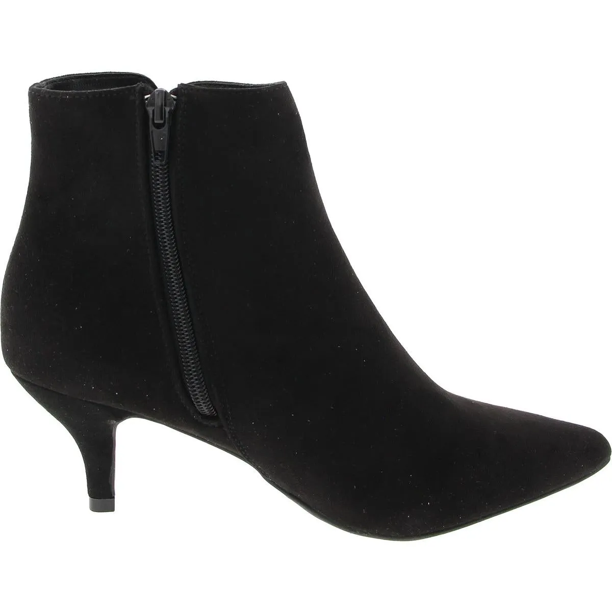 Womens Zipper Manmade Ankle Boots