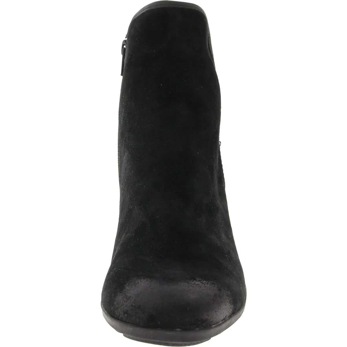 Womens Zipper Manmade Ankle Boots