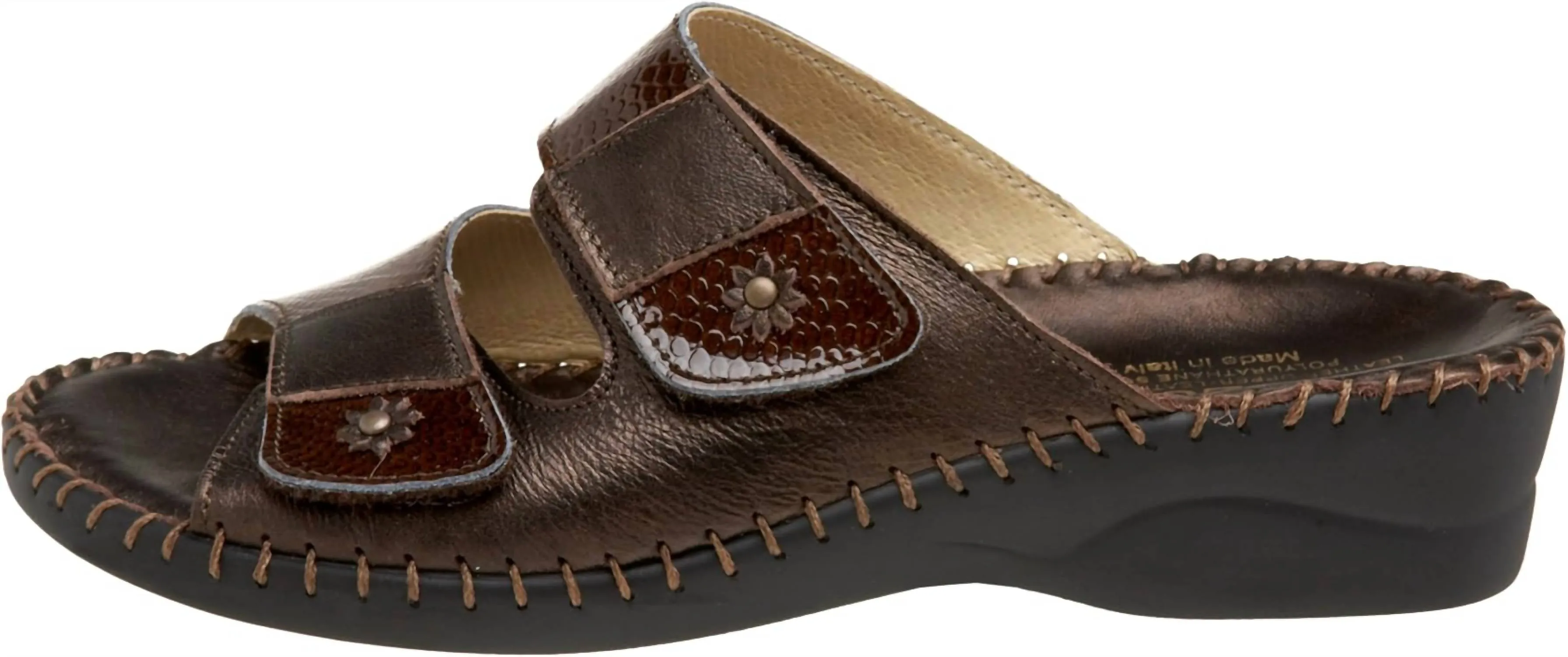 Womne's Jessica Sandals In Dark Brown Combo