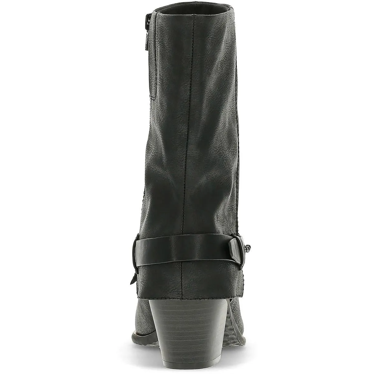 Yamura Womens Strappy Manmade Motorcycle Boots