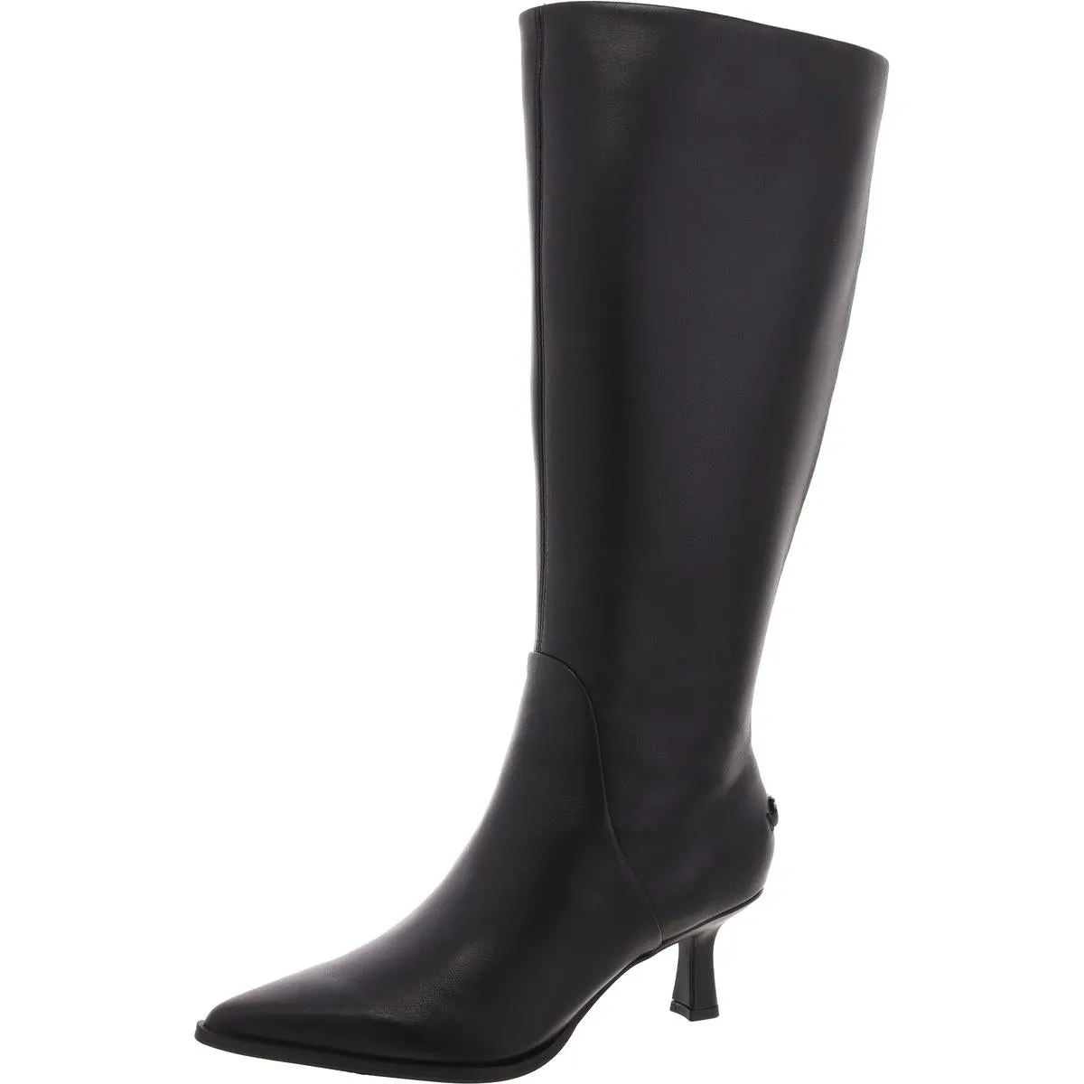 Yulia Womens Suede Wide Calf Knee-High Boots