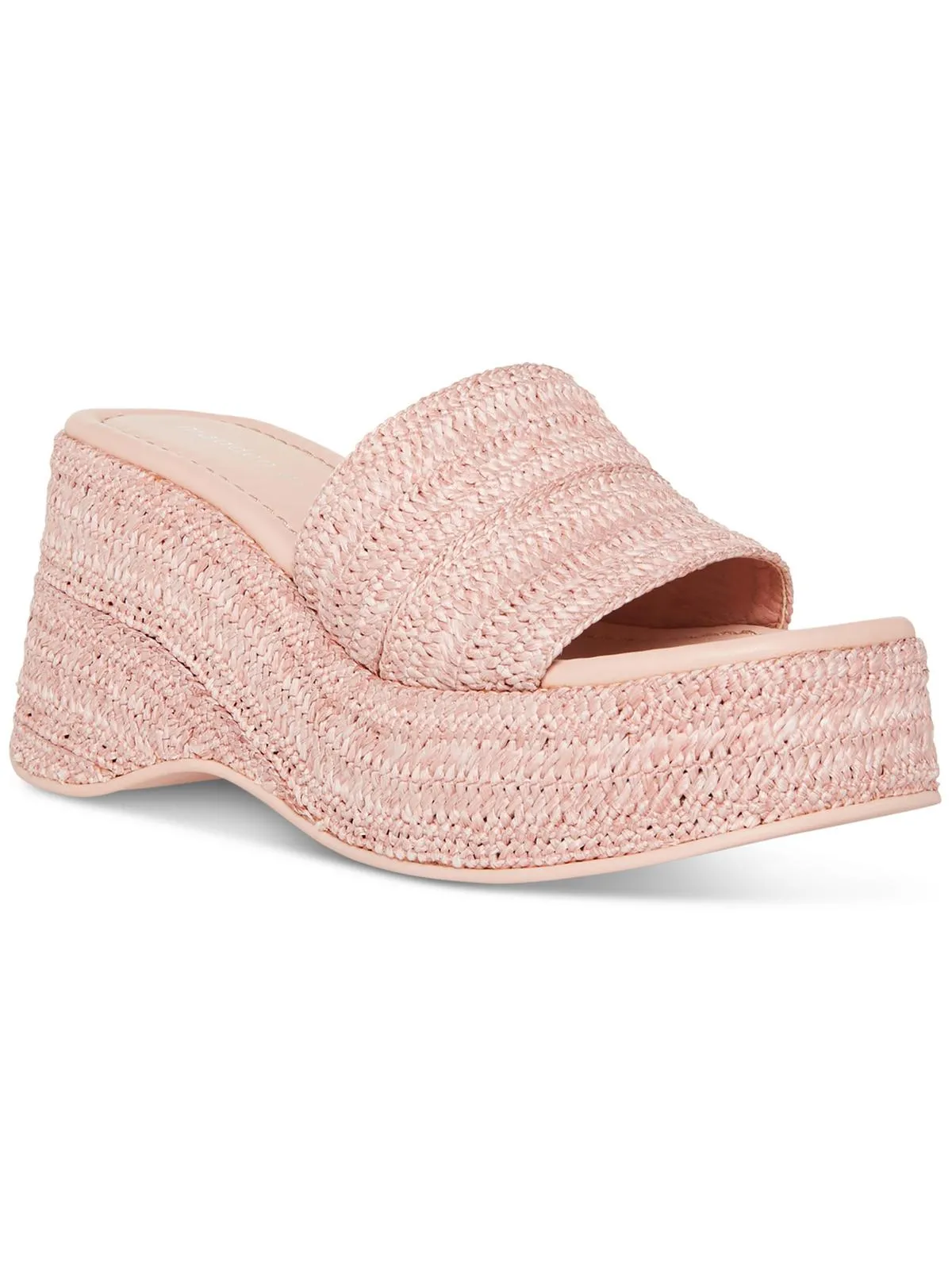 Zahara Womens Peep-Toe Espadrille Slide Sandals