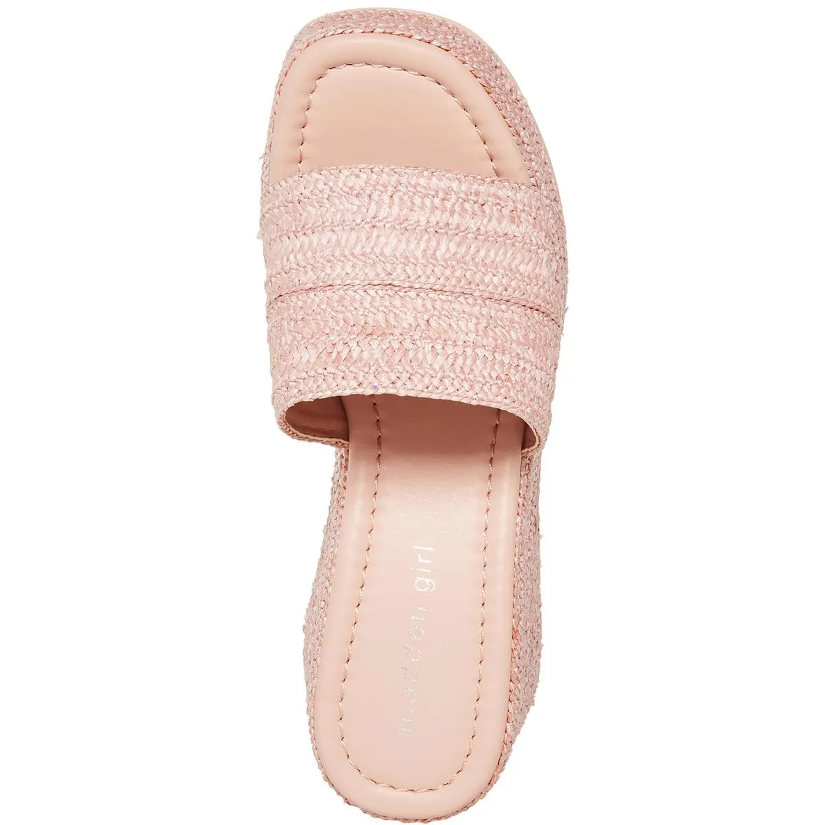 Zahara Womens Peep-Toe Espadrille Slide Sandals