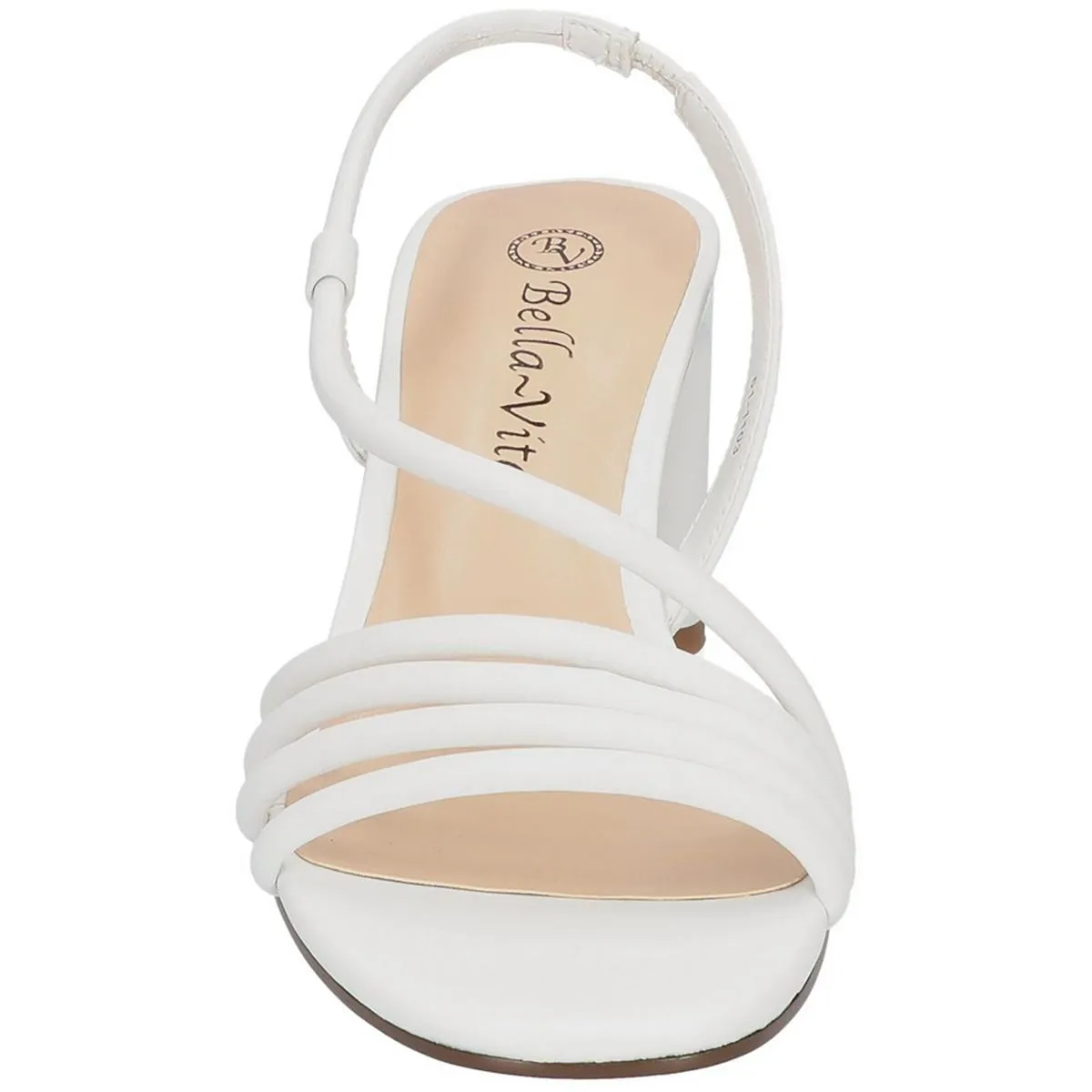 Zariah Womens Leather Ankle Strap Heels