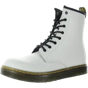 Zavalay Womens Zipper Leather Combat & Lace-Up Boots